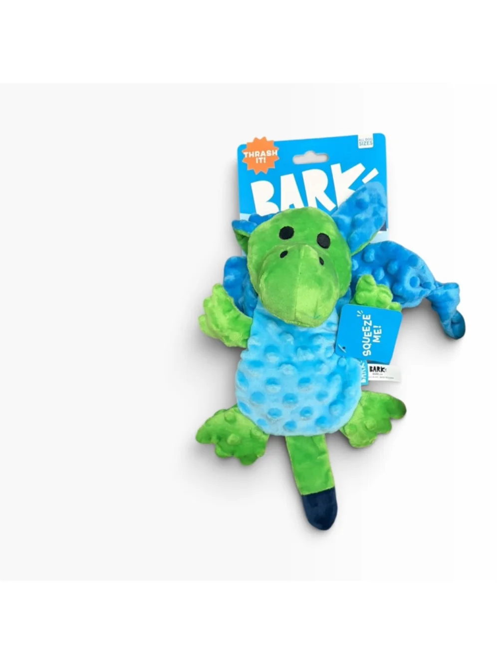 BARK Dinosaur and Rainbow Sloth Dog Toys